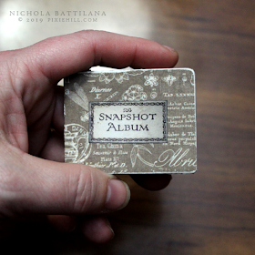 "Vintage" miniature scrapbook - Nichola Battilana pixiehill.com