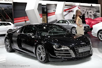 Gorgeous girl and Audi R8 GT