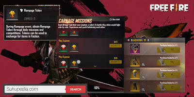 Event Rampage Garena Free Fire Mendapatkan Bundle Legendaris Permanen