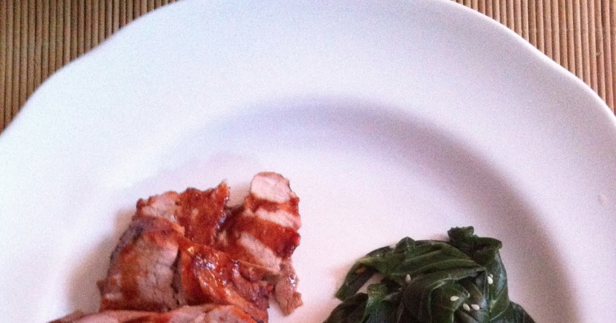 taylor made: Asian brined pork loin with a hoisin glaze & sesame greens