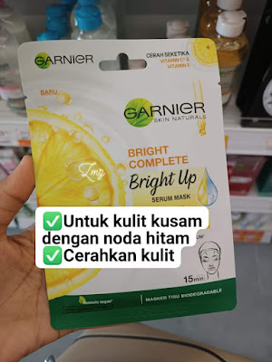 BEAUTY, GARNIER, SHEET MASK, SHEET MASK GARNIER, JENIS SHEET MASK GARNIER, SHEET MASK GARNIER REVIEW, GARNIER SHEET MASK PRICE, GARNIER SHEET MASK FOR OILY SKIN , GARNIER SHEET MASK VITAMIN C ,