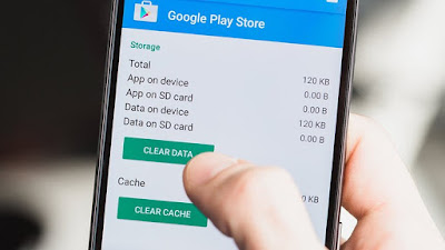Clear out your Play Store data