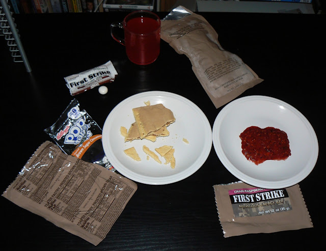 MRE Review: First Strike Ration Menu 2: Pop tart, first strike bar