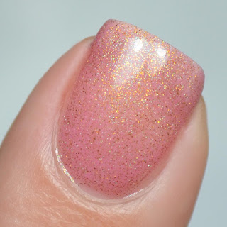 pink polish with shifting shimmer