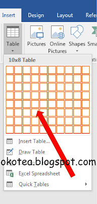 2 cara membuat tabel di ms word dengan mudah
