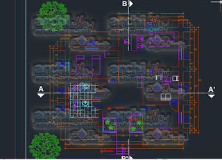 download-autocad-cad-dwg-file-spa-family-house-in-adobe