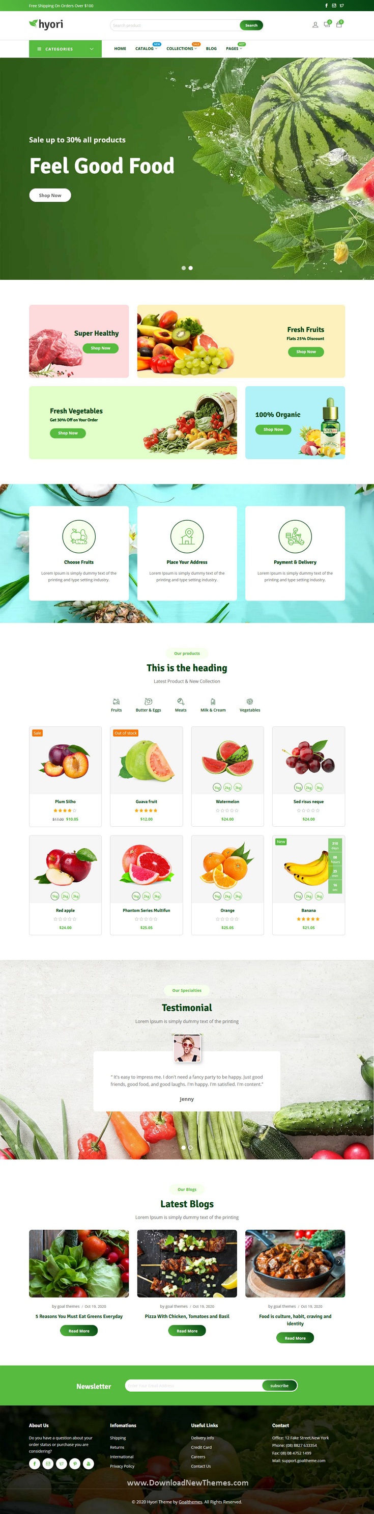 Grocery, Supermarket Shopify Theme