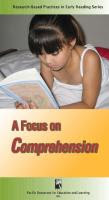 A Focus on Comprehension English