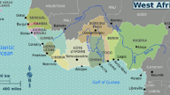 Cartina Dell'africa Occidentale