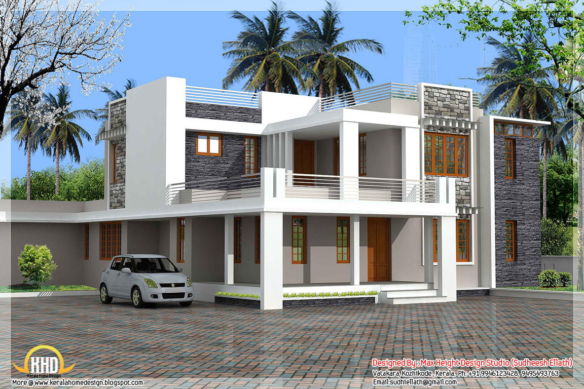  Modern  contemporary  Kerala villa home  appliance