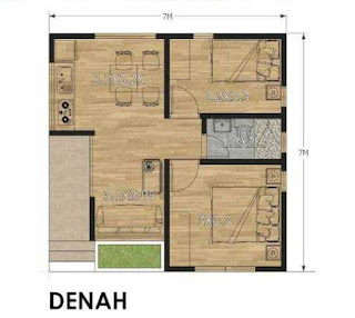  untuk saat ini dan beberapa tahun ke depan model rumah minimalis tetap menjadi pilihan ba Keindahan Desain Rumah Minimalis Ukuran 7x7