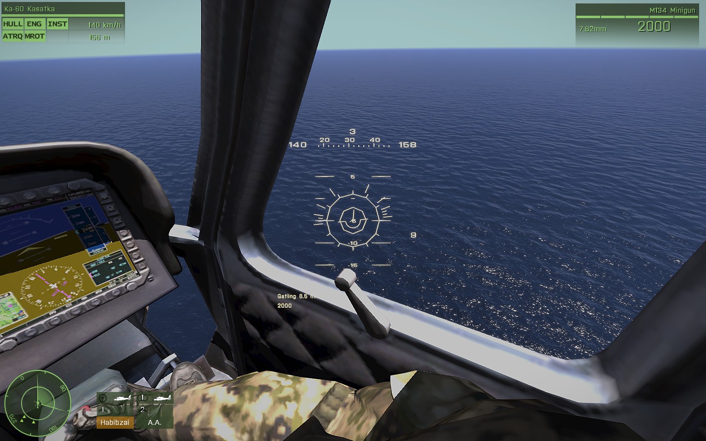 arma3ヘリコプターのHMDを変更するMOD