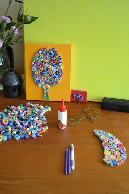 Circul Magic Making of: Colier Quilling Curcubeu Fericire