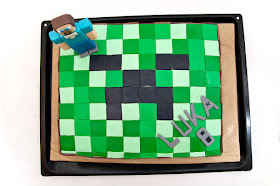 Torta Minecraft - Minecraft cake