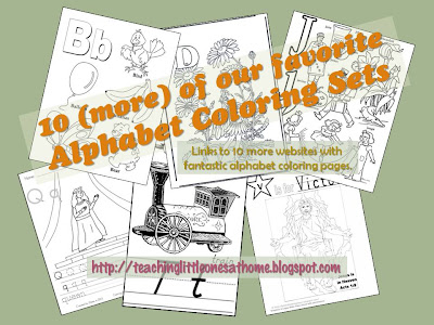 10 More Top ABC Coloring Pages | Teacher@Home