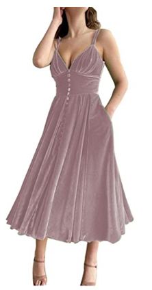 Formal Evening Gown - Neck Ruched Formal Evening Gown Solid - Wedding---Dress