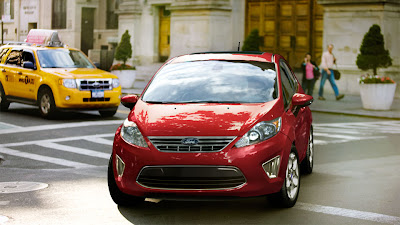 2012 Ford Fiesta Hatchback Front Angle View