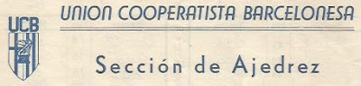 Sección de Ajedrez de la Unión Cooperatista Barcelonesa