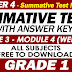 GRADE 1 - 4TH QUARTER SUMMATIVE TEST NO. 2 with Answer Key (Modules 3-4)