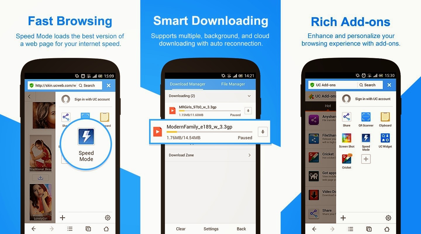 Browser Android Cepat dan Kaya Fitur "UC Browser for ...