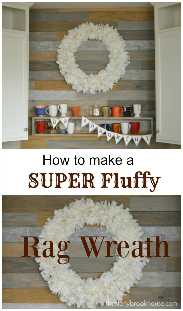  How To Make A Super Fluffy Rag Wreath