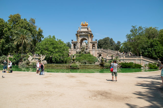 Barcelona, Arco del Triunfo y parque de la ciudadela..