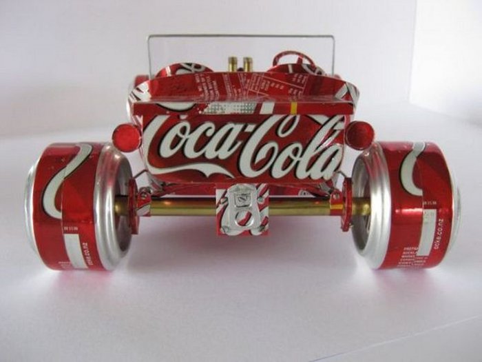 Cars from beer cans