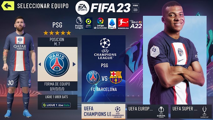  LLEGO! FIFA 23 ANDROID SIN INTERNET NUEVO MENU, LIGA MX, FICHAJES, KITS 2023 Y GRAFICOS HD