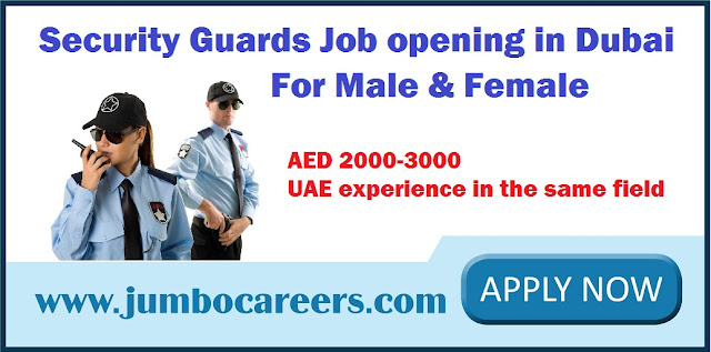 10th pass jobs in dubai, 10th pass security jobs dubai