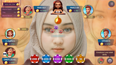 Tanpa Password Higgs Domino RP V1.85 Tema Cewek Cantik Hijab Terbaru Musik Original X8 Speeder