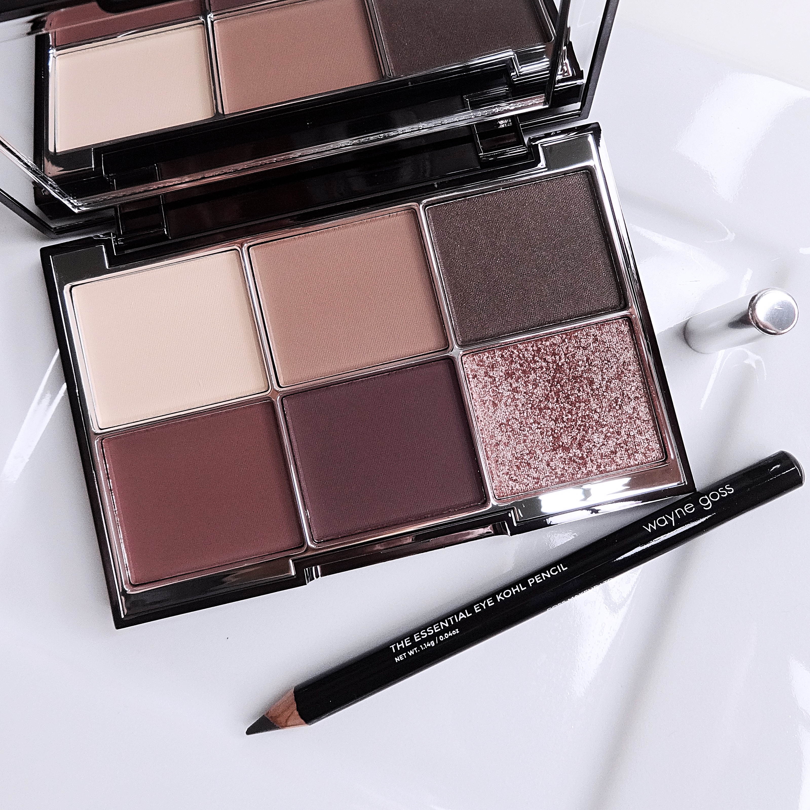 Review, Swatches - Wayne Goss The Smoky Quartz Luxury Eye Collection