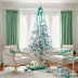 Turquoise decoration for Christmas occasion 