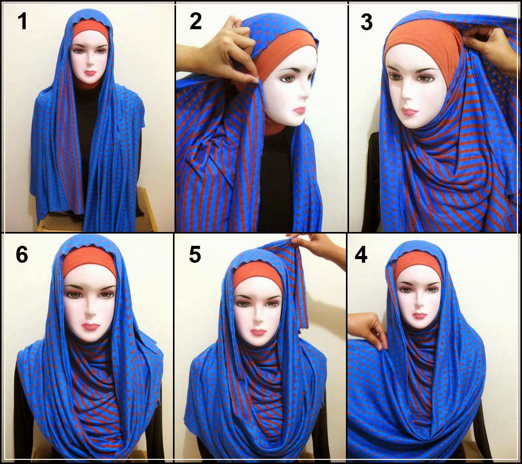 Tutorial Hijab Segi Empat Paling Mudah Tutorial Hijab Paling