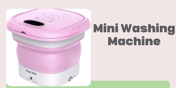 Mini washing machines are the ultimate space-saving laundry hack.