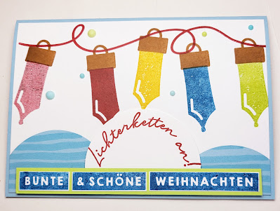 Weihnachtskarte "Fröhliche Lichter" Stampin' Up! www.eris-kreativwerkstatt.blogspot.de