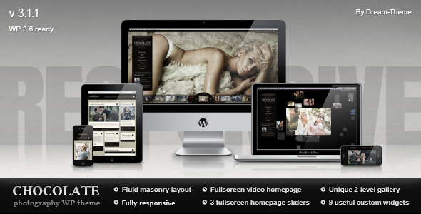 Chocolate WP – Responsive Photography Theme - Photography Creative