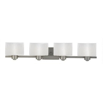 Quoizel PF8604ES Pacifica 4 Light Bath & Vanity Fixture Empire Silver