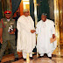 Photos of Obasanjo at the State House, Abuja today 