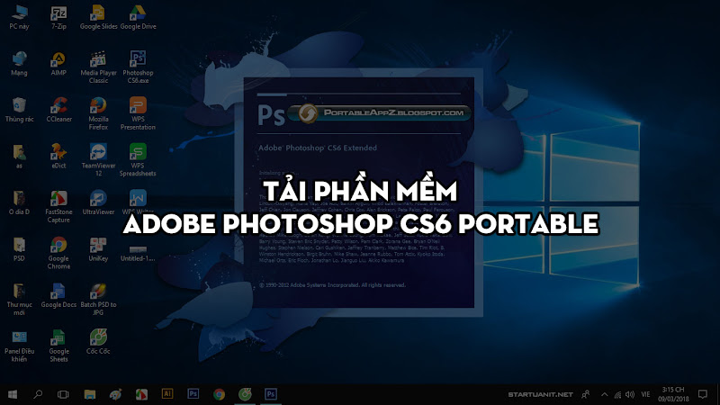 Tải Phần mềm Adobe Photoshop CS6 Portable