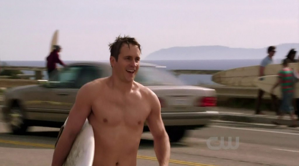 Robert Hoffman is shirtless in the episode Bride and Prejudice of 90210