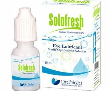 سعر و دواعى استعمال قطرة سولوفريش solofresh للعين