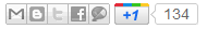 Tombol Share +1 Tombol Share