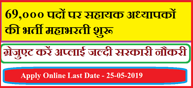 Latest UPBEB Recruitment 2019-20 - 69,000 Vacancies for Assistant Teacher notification announced