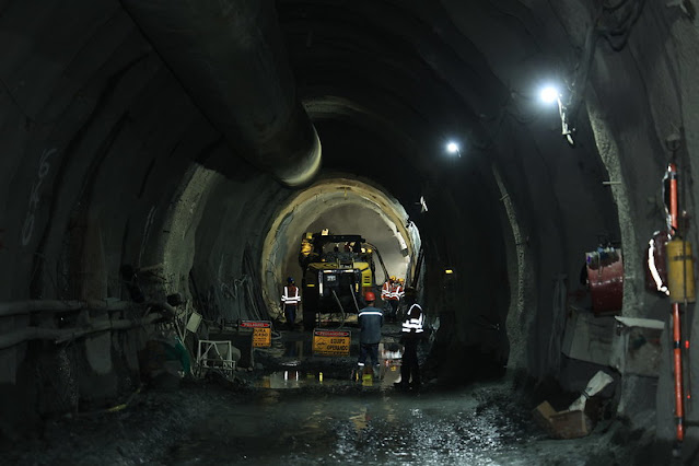 Tramo en construcción tunel del Toyo Antioquia