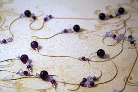 Purple Universe (sterling silver, Swarovski, amethyst) :: All Pretty Thungs