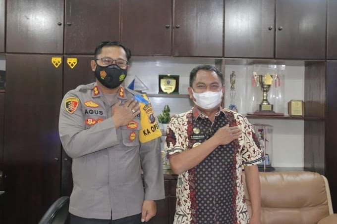 Kapolres AKBP Agus Sugiarso SIK, Terima Kunjungan Silaturahmi Bupati Serdang Bedagai