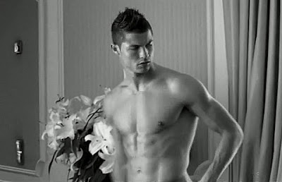 Cristian Ronaldo Shirtless in Armani Ad