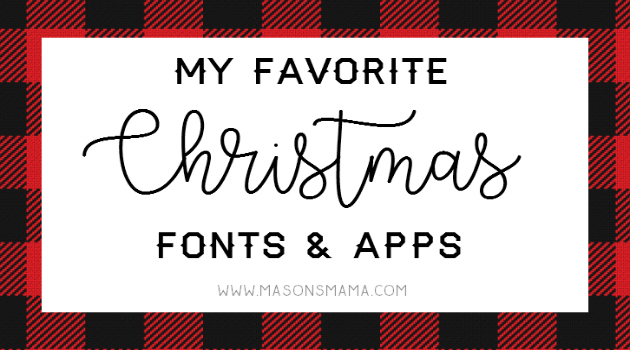 Hall Around Texas Favorite Free Christmas Fonts and Apps