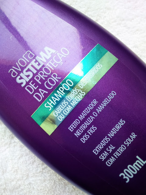 Shampoo matizador da Avora Cosméticos 