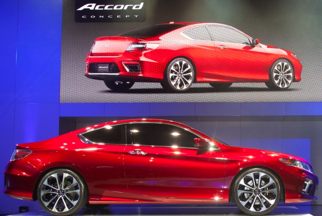 The allnew ninthgeneration 2013 Honda Accord Coupe Concept will feature